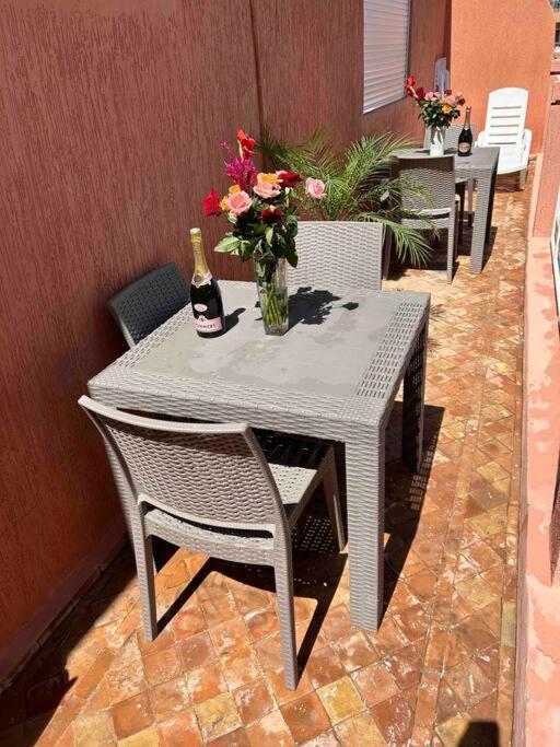 Appartement Haut Standing 3 Chambres Avec Terasse Quartier Gueliz Hivernage A Marrakech I19 Marrakesh Bagian luar foto